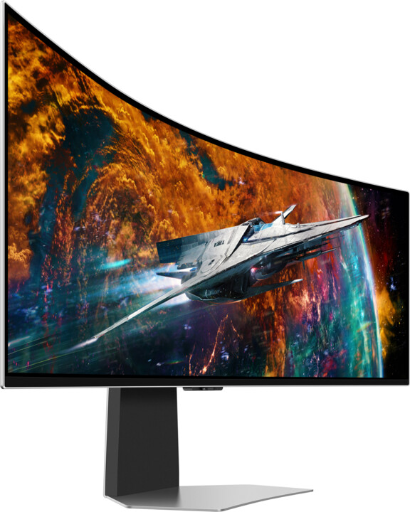 Monitor Samsung Odyssey OLED G9 (G95SC) Smart, 49", DQHD, i argjendtë