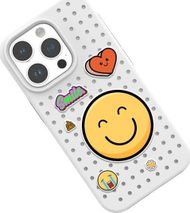 Pin dekorativ Pinit Emoji, për iPhone 14 Pro dhe 14 Pro Max, material i riciklueshëm, shumëngjyrësh