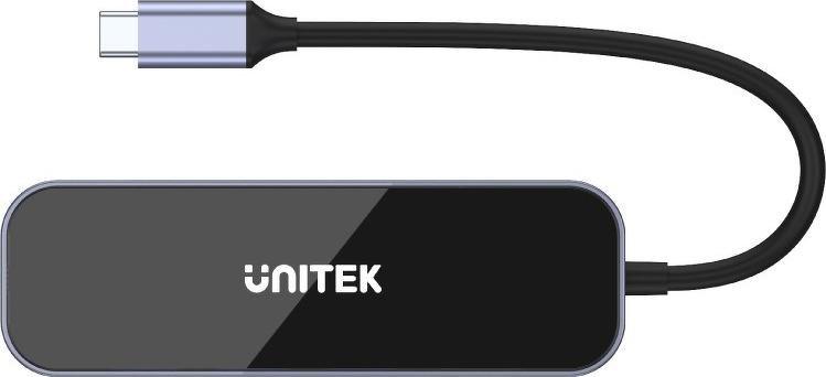 Stacion dokimi Unitek D1084A USB C, HDMI 4K, RJ45, gri