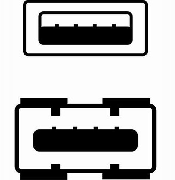 Kabllo zgjatëse USB Logo 2.0, A plug në A socket, 3m, set 5 copë