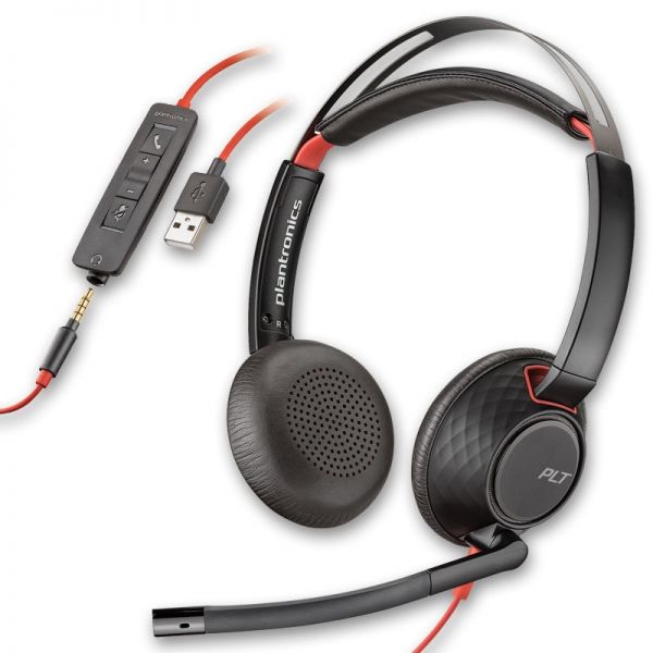 Kufje Poly Blackwire C5220 - USB, e zeze