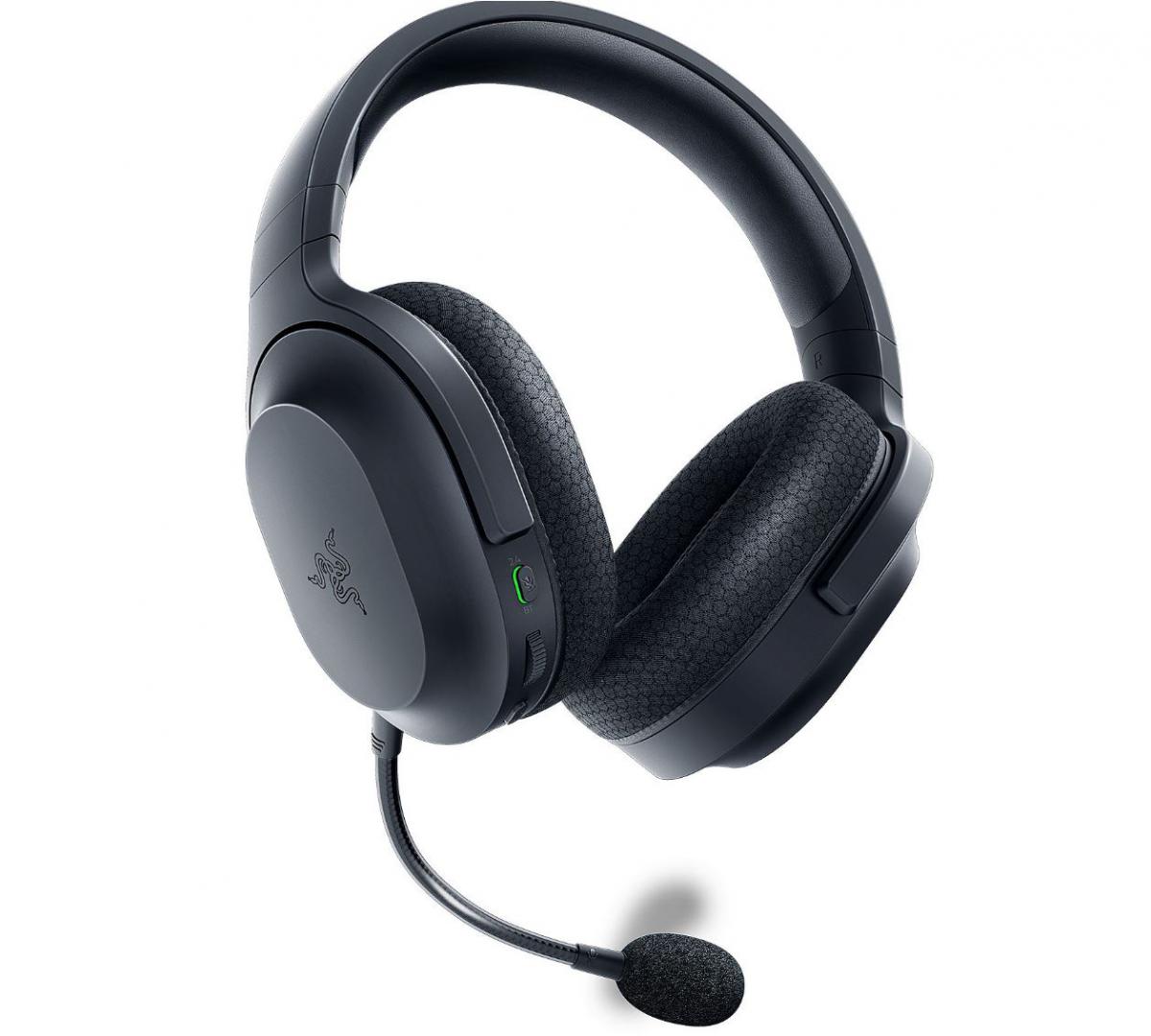 Kufje gaming Razer Barracuda X 2022, pa tela, 2.4 GHz dhe Bluetooth, të zeza