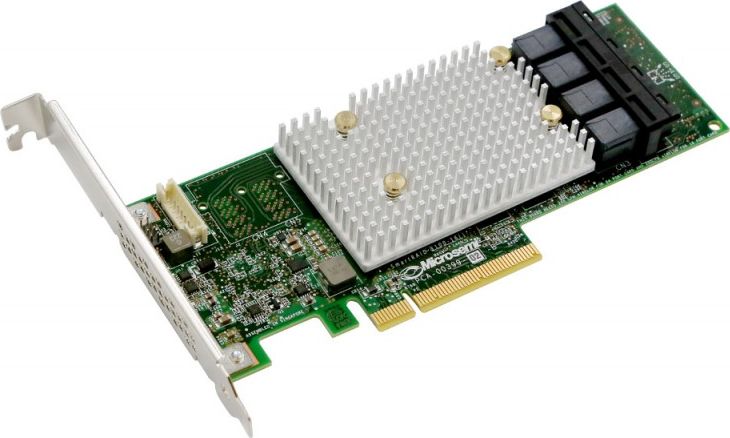 Controller RAID Microsemi Adaptec SmartRAID 3154-16i, 16 porta të brendshme, LP, i zi