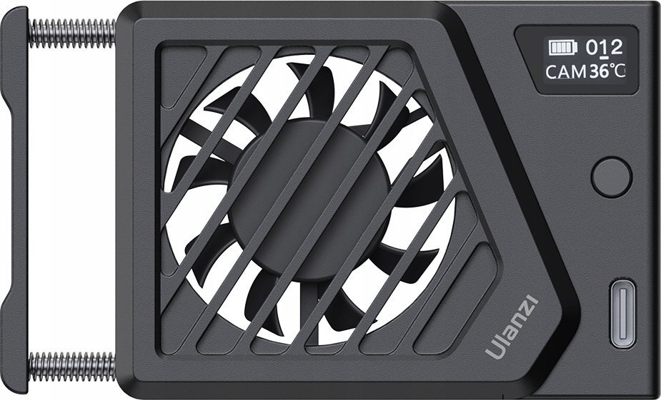 Ventilator ftohës për kamerë Ulanzi, për Sony Canon FUJIFILM, i zi