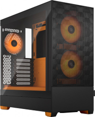 Kasë Pop Air RGB TG (FD-C-POR1A-05), e zezë/e portokalltë