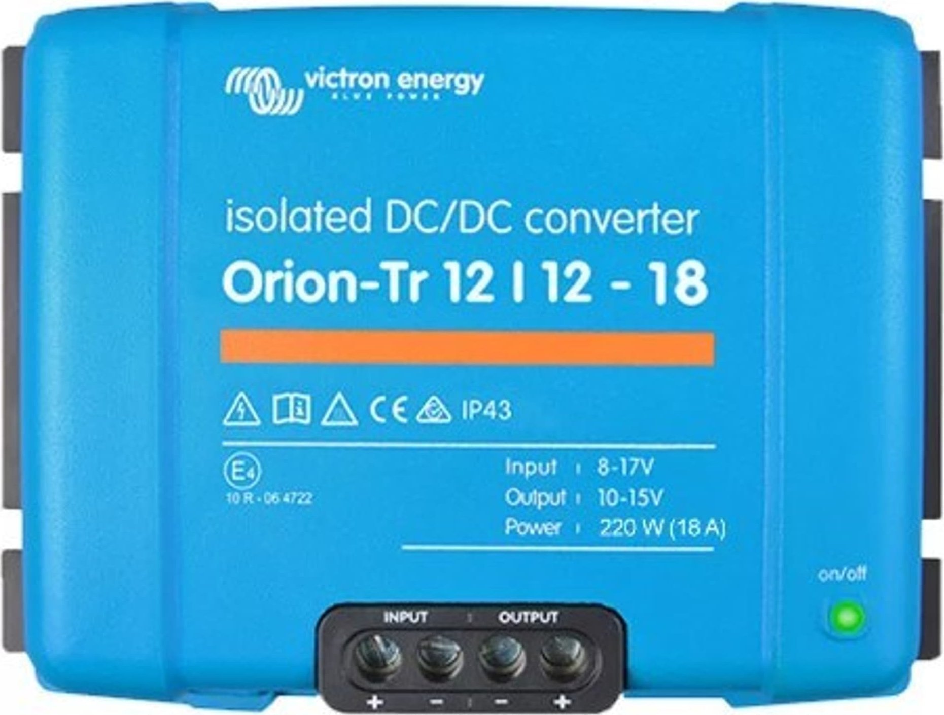 Konvertues DC DC Victron Orion 12/12 18A, i izoluar, për bateri 12V