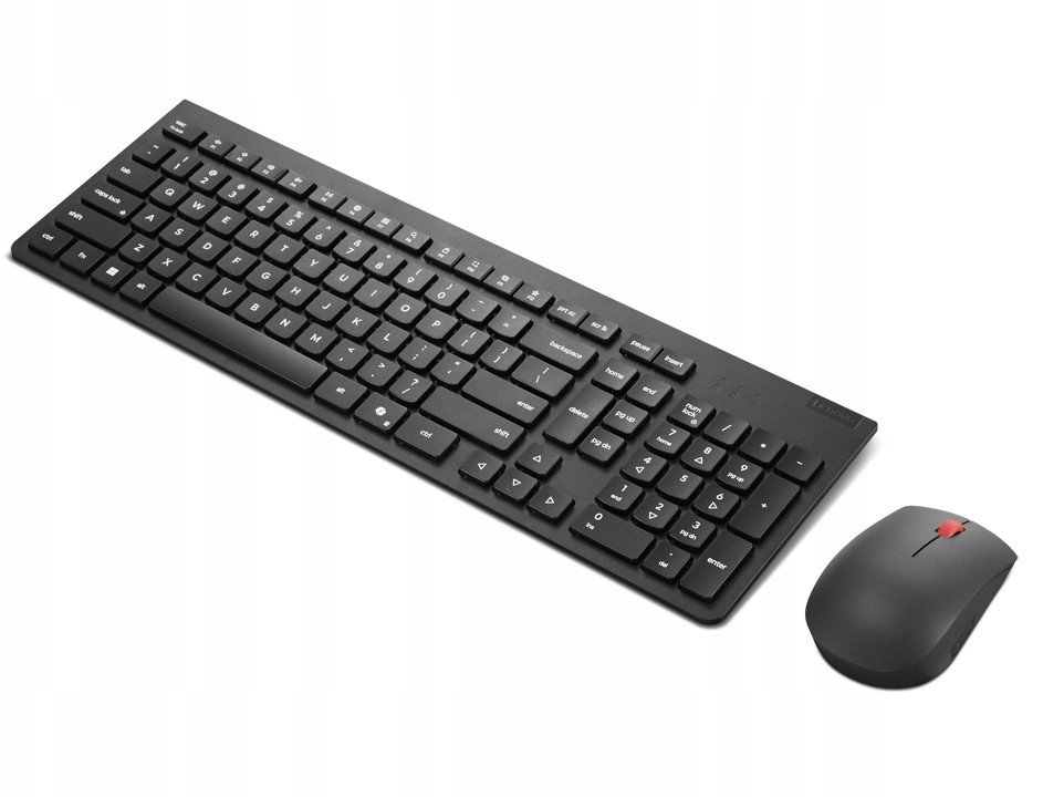 Set tastierë dhe mi Lenovo Essential, wireless 2.4 GHz, Russian Cyrillic, i zi