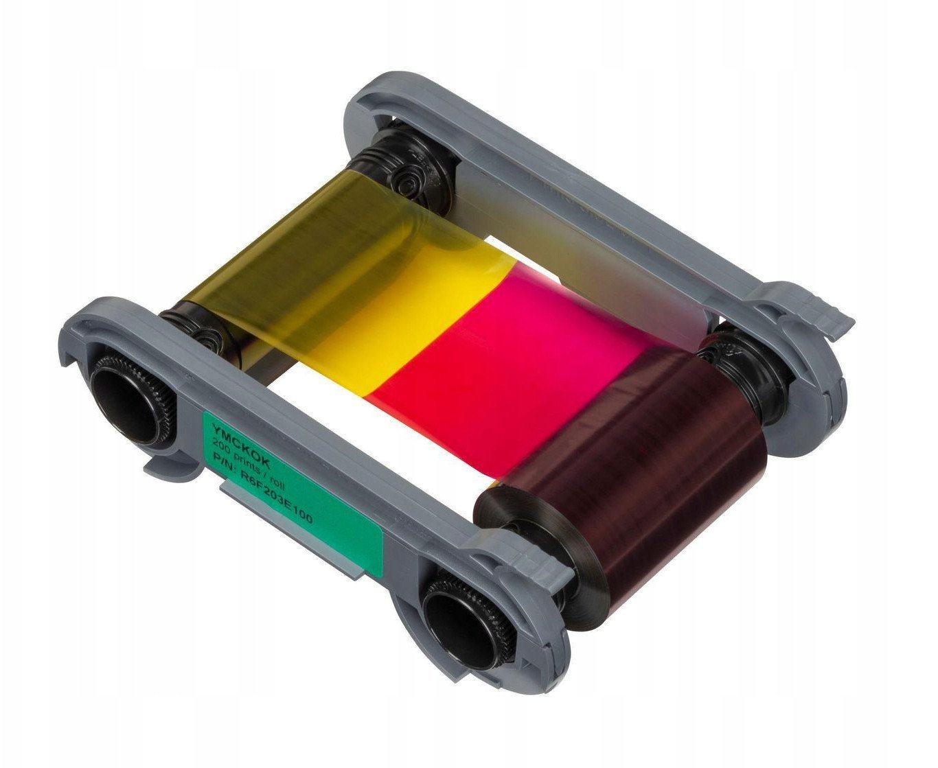 Rrip boje për kartela Evolis R6F203E100 YMCKO-K, 200 printime, shumëngjyrëshe