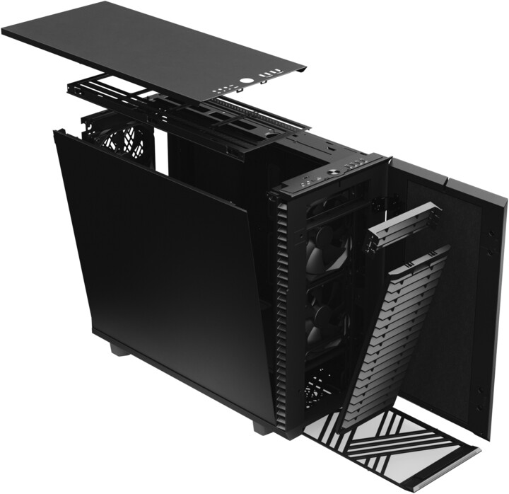Kasë Fractal Design Define 7 Black Solid