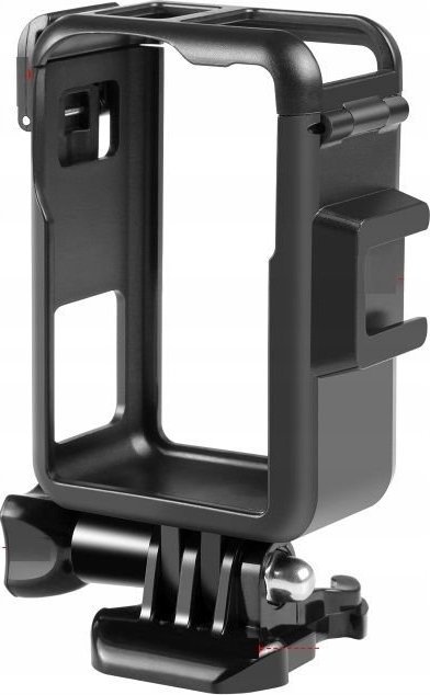 Рамка за монтирање Puluz PU883B за DJI Osmo Action 3 4, ABS, со cold shoe ISO, црна