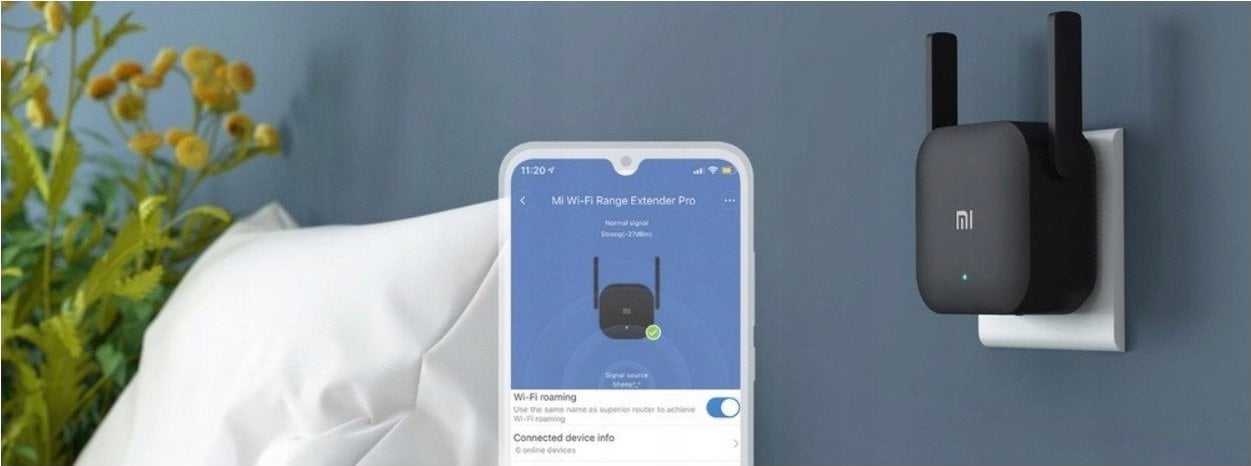 Përforcues Wi-Fi Xiaomi Mi Range Extender Pro, 300 Mbps, 2.4 GHz, i zi