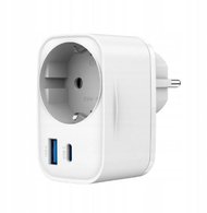 Karikues USB Gembird TA-ACPDQC20-01-W, 20W, 2 porta, i bardhë