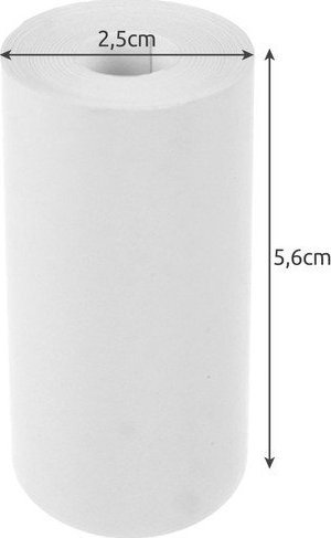 Letër termike për printer Izoxis 22273, 5.6 cm, set 5 copë, e bardhë