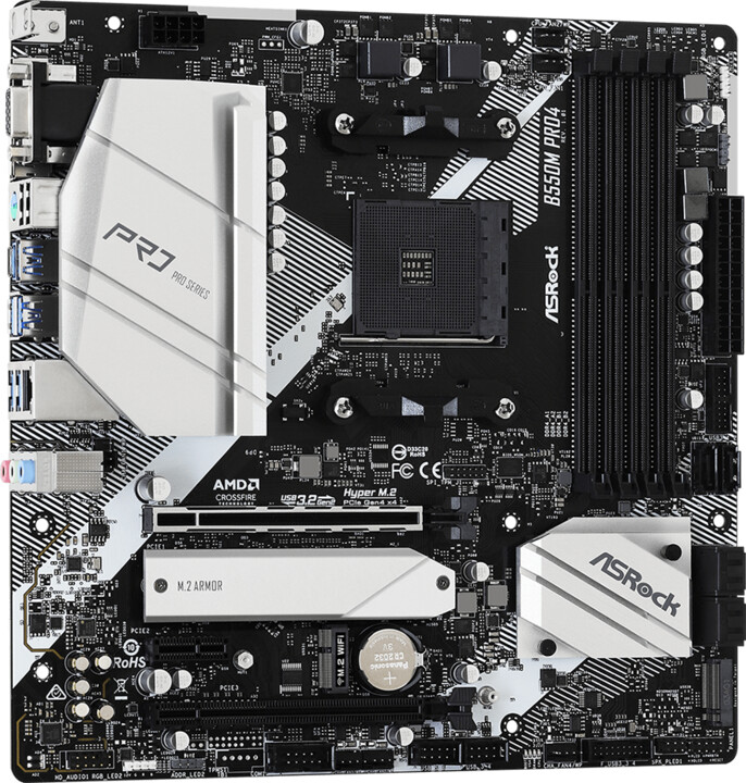 Pllakë amë ASRock B550M Pro4 - AMD B550