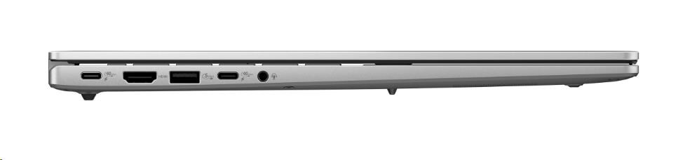 Laptop ASUS Vivobook S16 S3607QA OLED064W, 16" OLED, Snapdragon X, 32GB RAM, 1TB SSD, gri metalik