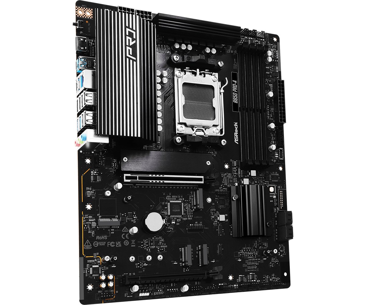 Pllakë amë ASRock B850 PRO-A, ATX, DDR5, e zezë