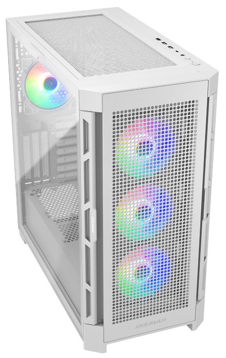 Kasë COUGAR PC DUOFACE Pro RGB White, Mid Tower, 4 x ARGB, e bardhë