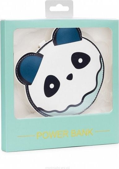 Power bank PB Panda 001, 2200mAh, me varëse çelësash, i bardhë