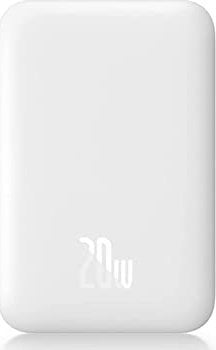 [OUTLET] Powerbank Baseus Magnetic Mini MagSafe, 6000mAh, i bardhë