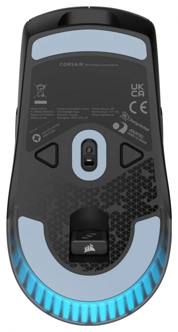 Гејминг глушец Corsair M75 Wireless, DPI 26000, RGB, црн