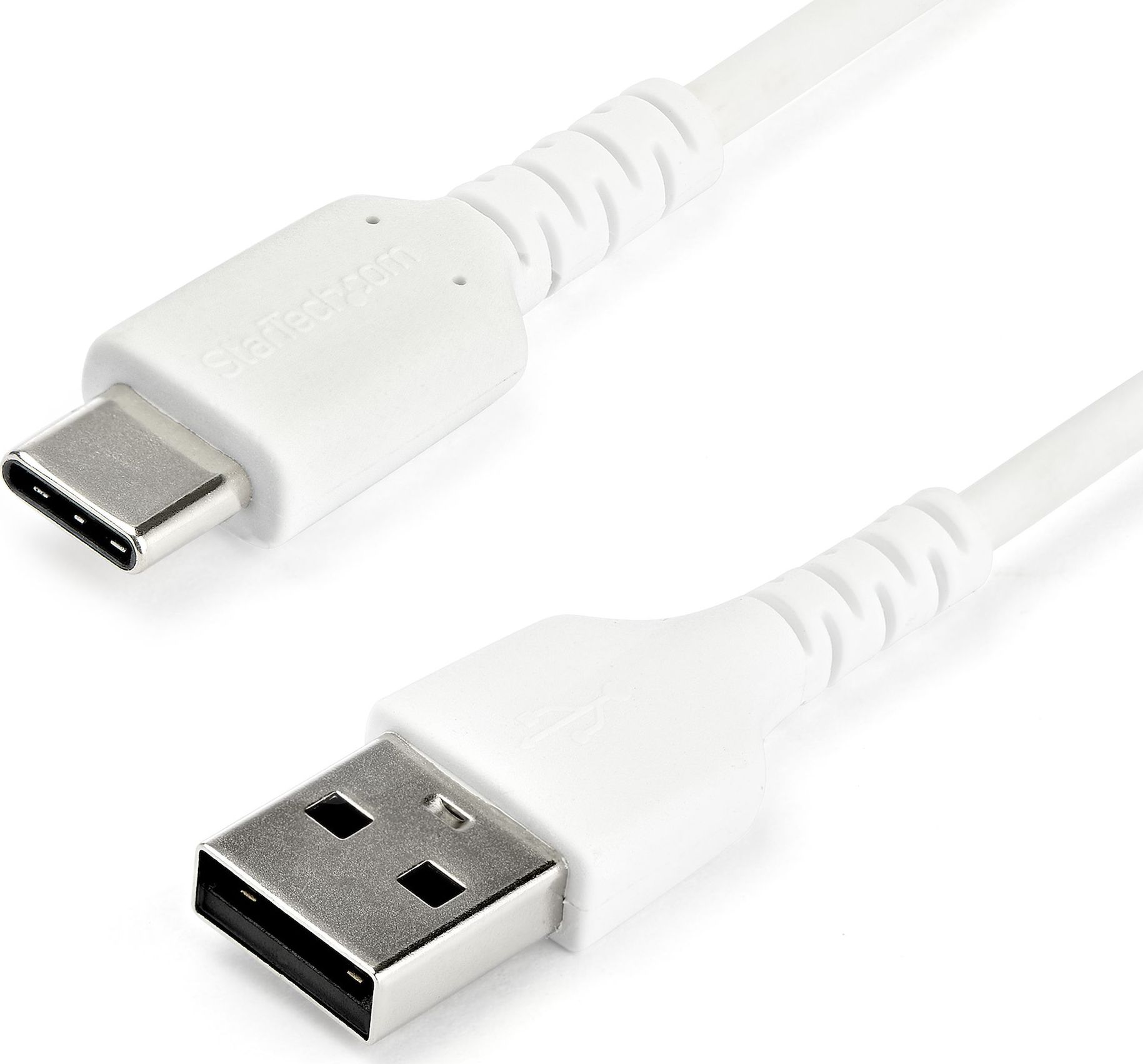 Kabllo karikues USB StarTech.com 2m, USB A në USB C, USB 2.0, e bardhë