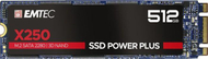 Disk SSD Emtec X250, 512GB, M.2 2280 SATA III