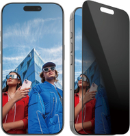 Mbrojtëse ekrani PanzerGlass për iPhone 16 Pro, xham, filtër privatësie dy drejtimësh, transparente