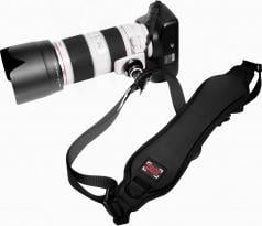Rrip shpatulle për kamerë GGS Fotospeed F1s, neopren, gjatësie e rregullueshme, i zi