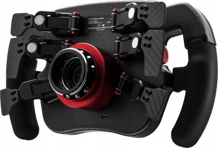 Тркачки волан Simagic FX Pro, 4.3\", 22 копчиња, црн