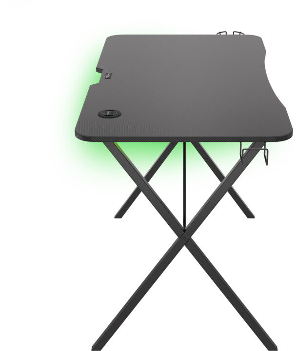 Tavolinë Genesis Holm 200, e zezë