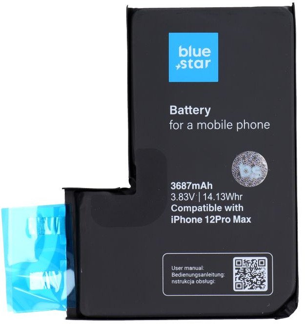 Bateri telefoni Blue Star HQ për iPhone 12 Pro Max, 3687 mAh, pa BMS