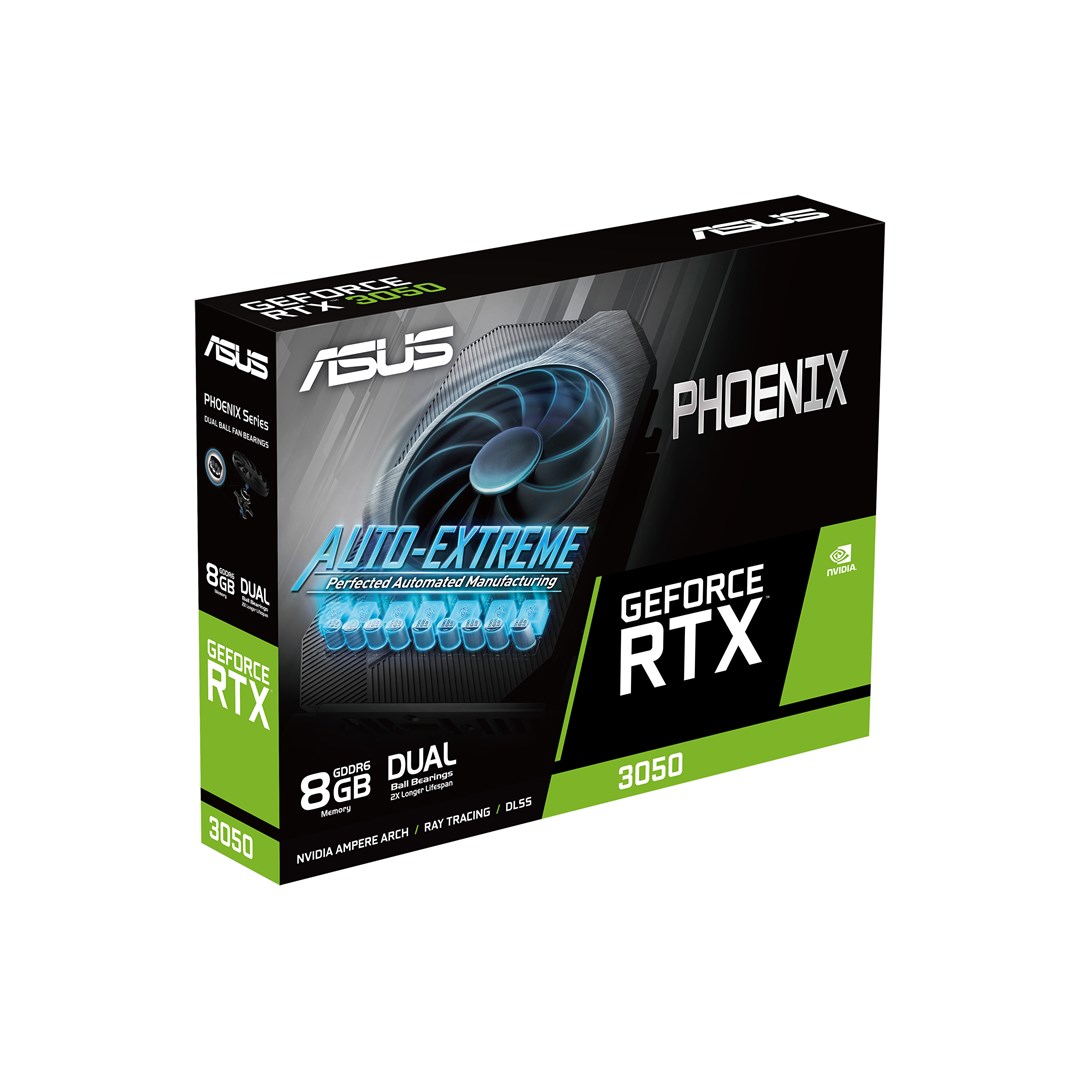 Kartë grafike ASUS Phoenix NVIDIA GeForce RTX 3050, 8 GB GDDR6