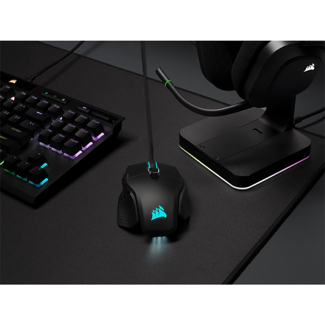 Maus gaming Corsair M65 RGB Ultra, optik, me kabllo, i zi