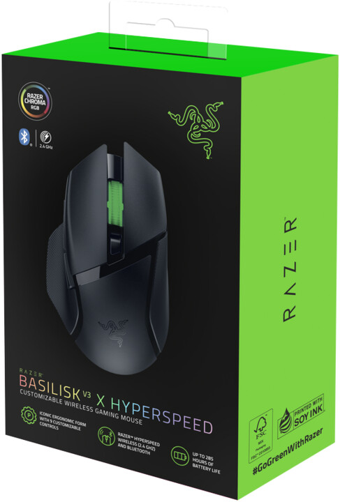Maus Razer Basilisk V3 X HyperSpeed, i zi