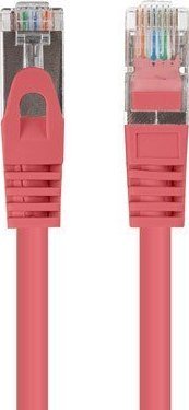 Kabllo rrjeti Lanberg PATCHCORD CAT.6 FTP, 0.5m, set 10 copë, e kuqe