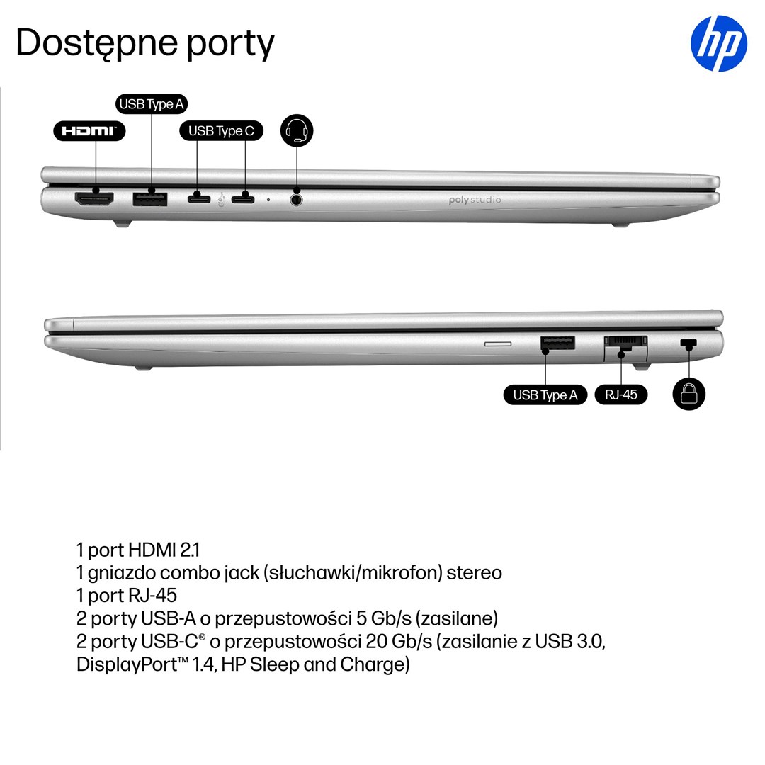 Laptop HP ProBook 4 G1i, 16", Intel Core Ultra 5, 24GB RAM, 512GB SSD, argjendtë
