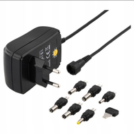 Karikues USB Deltaco PSR-15B, 6 porta, për ambiente të brendshme, i zi