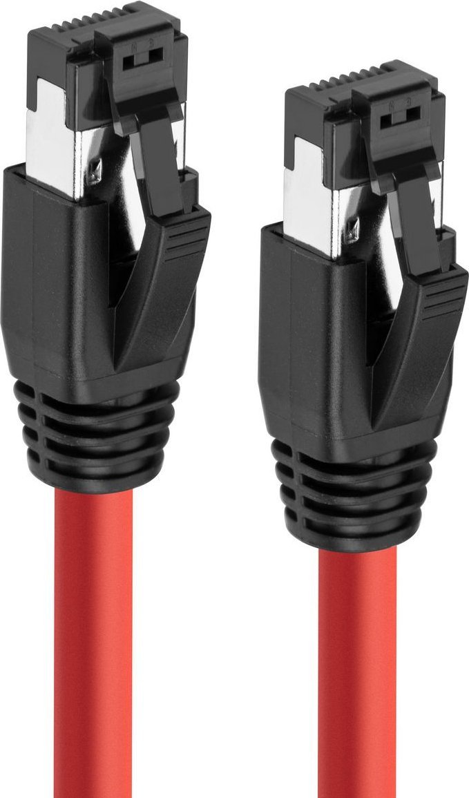 Kabllo rrjeti MicroConnect CAT8.1 S/FTP, 7.5m, e kuqe LSZH