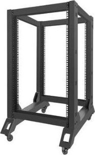 Отворен рафт Lanberg Open Rack 19, 18U, 600x800 mm, црн