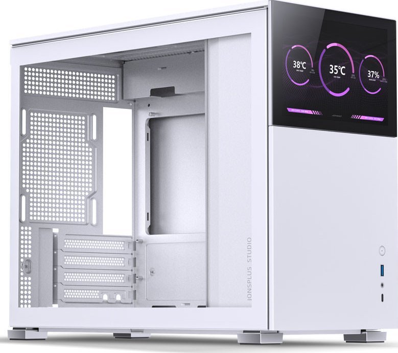 Kasë Jonsbo D31 Screen, e bardhë, Mini Tower