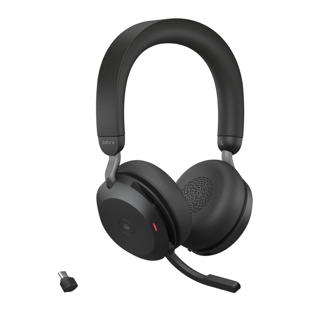 Kufje Jabra Evolve2 75, MS Stereo, USB-C, të zeza