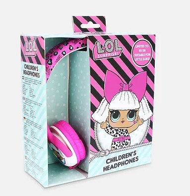 Kufje LOL Surprise Junior, 3.5mm, rozë