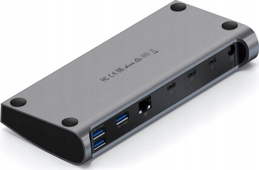 Dok Thunderbolt 4 Satechi ST-UCT4DM-EU, 96W, Gigabit Ethernet, ngjyrë gri hapësirë