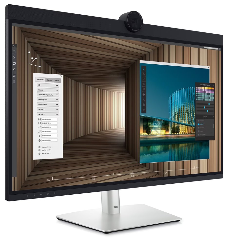 Monitor Dell UltraSharp U3224KBA, 31.5", 6K, LED, i zi