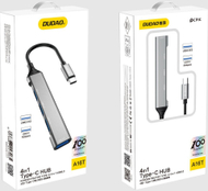 HUB USB C Dudao A16T, 4 porta, gri