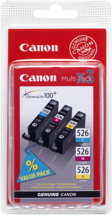 Set ngjyrash për printer Canon CLI-526, C / M / Y