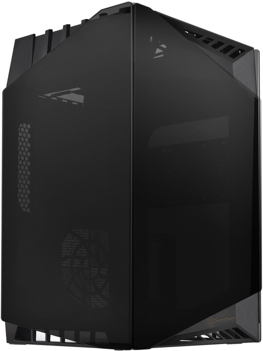 Kasë kompjuteri SilverStone Lucid LD03, TG, e zezë