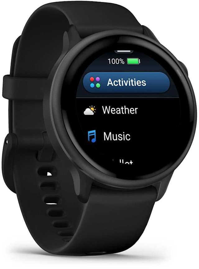 Ora inteligjente Garmin Vivoactive 6, 42mm, GPS, e zezë Slate