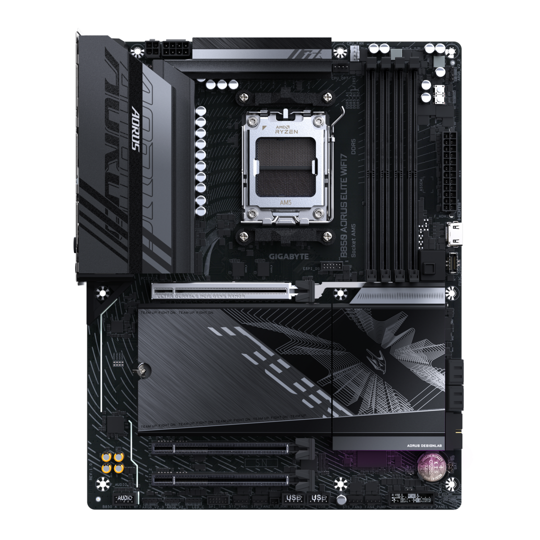 Pllakë amë Gigabyte AMD B850 AORUS ELITE, Wi-Fi 7, DDR5, ATX