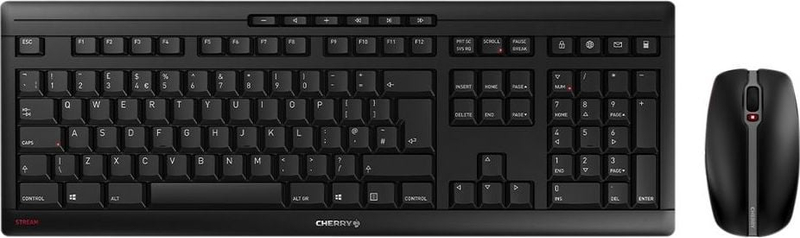 Set tastiere dhe mausi Cherry Stream Desktop JD-8500EU-2, wireless, i zi